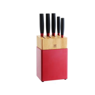德国 双立人 ZWILLING Now S系列刀具6件套(红黑)