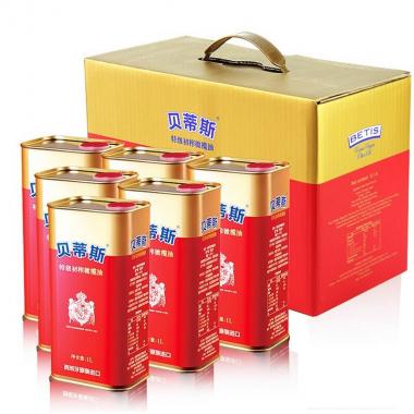 贝蒂斯特级初榨橄榄油礼盒1L6