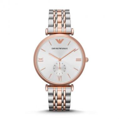 阿玛尼（Emporio Armani）钢带休闲时尚石英男士腕表