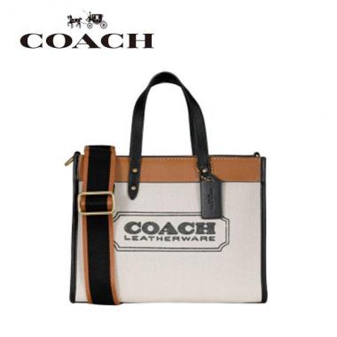 蔻驰coach新款限量大马车帆布托特手提包89488