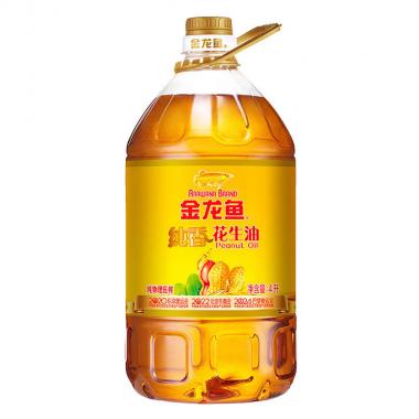金龙鱼纯香花生油4L