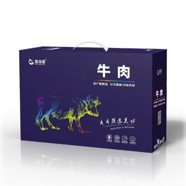 星龙港福牛福彩牛排礼盒1700g