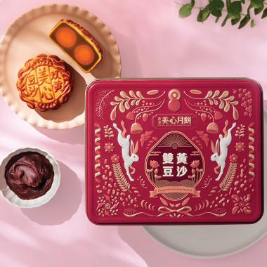 【美心】双黄豆沙月饼740g