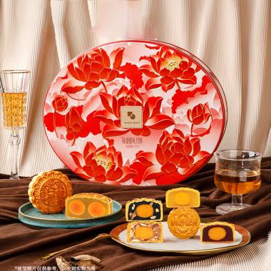 【元朗荣华】荷塘御礼月饼590g